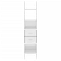 Thumbnail for Bücherregal Hochglanz-Weiß 40x35x180 cm Holzwerkstoff