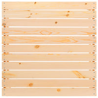 Thumbnail for Gartenhocker 70x70x30 cm Massivholz Kiefer