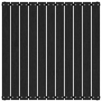 Thumbnail for Gartenhocker 70x70x30 cm Schwarz Massivholz Kiefer