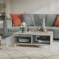 Thumbnail for Couchtisch Betongrau 90x60x35 cm Holzwerkstoff