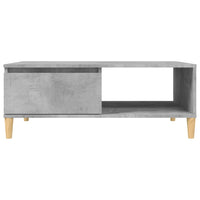 Thumbnail for Couchtisch Betongrau 90x60x35 cm Holzwerkstoff