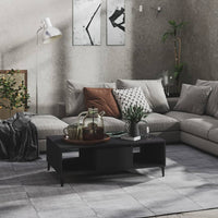 Thumbnail for Couchtisch Grau 103,5x60x35 cm Holzwerkstoff