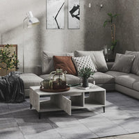 Thumbnail for Couchtisch Betongrau 103,5x60x35 cm Holzwerkstoff