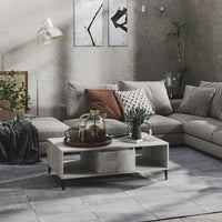 Thumbnail for Couchtisch Betongrau 103,5x60x35 cm Holzwerkstoff