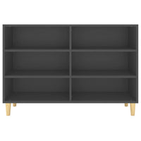 Thumbnail for Sideboard Grau 103,5x35x70 cm Holzwerkstoff