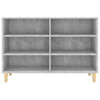Thumbnail for Sideboard Betongrau 103,5x35x70 cm Holzwerkstoff