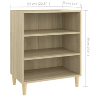 Thumbnail for Sideboard Sonoma-Eiche 57x35x70 cm Holzwerkstoff