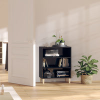 Thumbnail for Sideboard Hochglanz-Schwarz 57x35x70 cm Holzwerkstoff