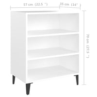 Thumbnail for Sideboard Weiß 57x35x70 cm Holzwerkstoff
