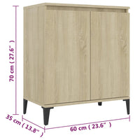 Thumbnail for Sideboard Sonoma-Eiche 60x35x70 cm Holzwerkstoff