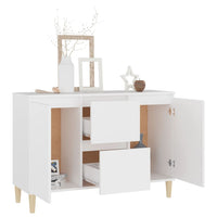 Thumbnail for Sideboard Weiß 103,5x35x70 cm Holzwerkstoff