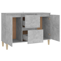 Thumbnail for Sideboard Betongrau 103,5x35x70 cm Holzwerkstoff