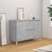 Thumbnail for Sideboard Betongrau 103,5x35x70 cm Holzwerkstoff