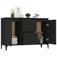 Thumbnail for Sideboard Schwarz 104x35x70 cm Holzwerkstoff