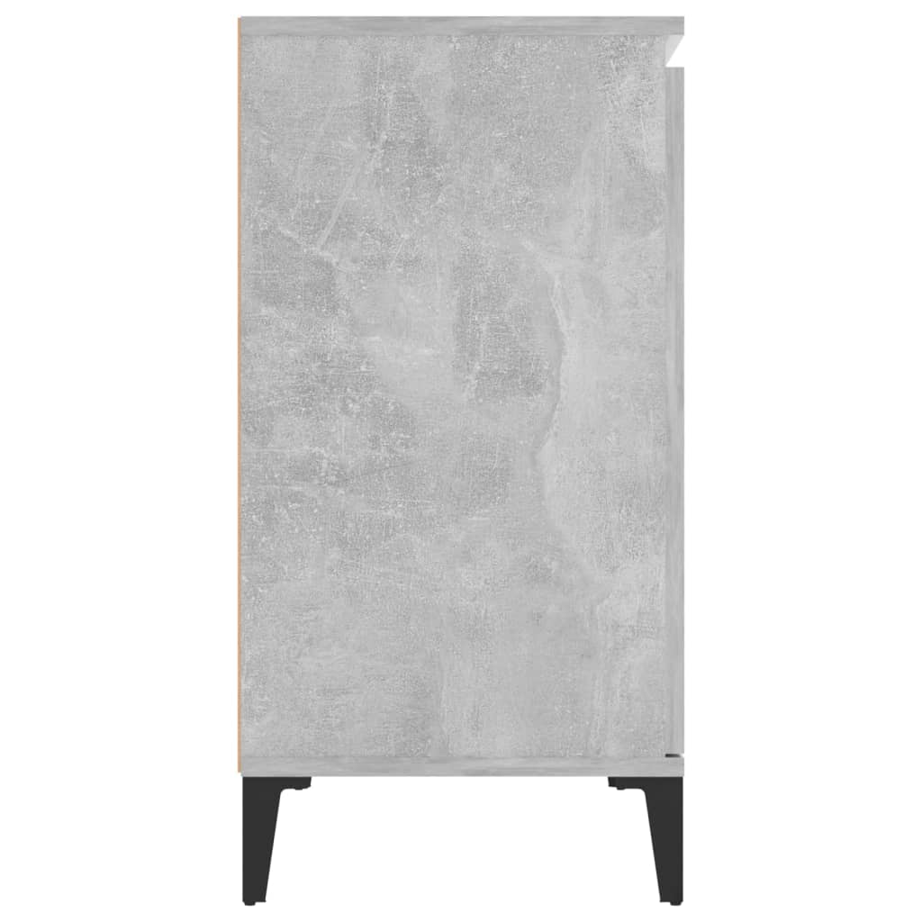 Sideboard Betongrau 104x35x70 cm Holzwerkstoff