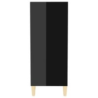 Thumbnail for Sideboard Hochglanz-Schwarz 57x35x90 cm Holzwerkstoff
