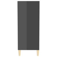 Thumbnail for Sideboard Hochglanz-Grau 57x35x90 cm Holzwerkstoff