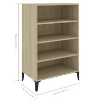 Thumbnail for Sideboard Sonoma-Eiche 57x35x90 cm Holzwerkstoff