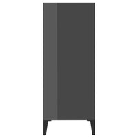 Thumbnail for Sideboard Hochglanz-Grau 57x35x90 cm Holzwerkstoff