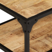Thumbnail for Couchtisch 90x45x35 cm Raues Massives Mangoholz