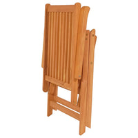 Thumbnail for Verstellbare Gartenstühle mit Auflagen 8 Stk. Massivholz Teak
