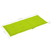 Thumbnail for Verstellbare Gartenstühle mit Auflagen 8 Stk. Massivholz Teak