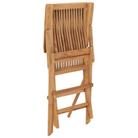 Thumbnail for Gartenstühle mit Grünen Kissen 8 Stk. Massivholz Teak
