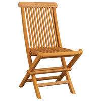 Thumbnail for Gartenstühle mit Roten Kissen 8 Stk. Massivholz Teak