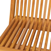 Thumbnail for Gartenstühle mit Roten Kissen 8 Stk. Massivholz Teak