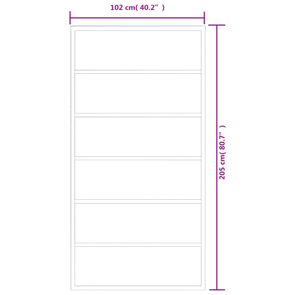 Schiebetür ESG-Glas und Aluminium 102x205 cm Schwarz