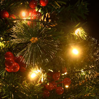 Thumbnail for Künstlicher Weihnachtsbaum mit Beleuchtung 2 Stk. Outdoor 76 cm