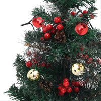 Thumbnail for Künstlicher Weihnachtsbaum mit Beleuchtung 2 Stk. Outdoor 76 cm
