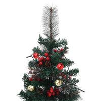 Thumbnail for Künstlicher Weihnachtsbaum mit Beleuchtung 2 Stk. Outdoor 76 cm