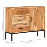 Thumbnail for Sideboard 88x30x73 cm Akazie Massivholz