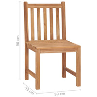 Thumbnail for Gartenstühle 8 Stk. Massivholz Teak