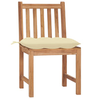 Thumbnail for Gartenstühle 8 Stk. mit Kissen Massivholz Teak