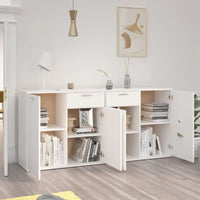 Thumbnail for Sideboard Weiß 160x36x75 cm Holzwerkstoff