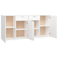 Thumbnail for Sideboard Weiß 160x36x75 cm Holzwerkstoff