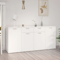 Thumbnail for Sideboard Weiß 160x36x75 cm Holzwerkstoff