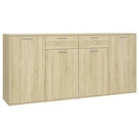 Thumbnail for Sideboard Sonoma-Eiche 160x36x75 cm Holzwerkstoff