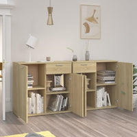 Thumbnail for Sideboard Sonoma-Eiche 160x36x75 cm Holzwerkstoff