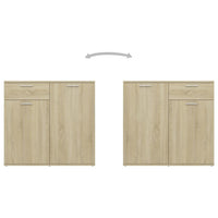 Thumbnail for Sideboard Sonoma-Eiche 160x36x75 cm Holzwerkstoff