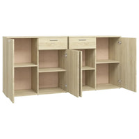 Thumbnail for Sideboard Sonoma-Eiche 160x36x75 cm Holzwerkstoff