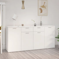 Thumbnail for Sideboard Hochglanz-Weiß 160x36x75 cm Holzwerkstoff