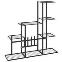 Thumbnail for Blumenständer 94,5x25x88 cm Schwarz Metall