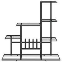 Thumbnail for Blumenständer 94,5x25x88 cm Schwarz Metall