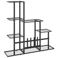 Thumbnail for Blumenständer 94,5x25x88 cm Schwarz Metall