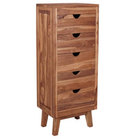 Thumbnail for Sideboard mit 5 Schubladen 40x30x100 cm Massivholz Teak