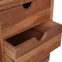 Thumbnail for Sideboard mit 5 Schubladen 40x30x100 cm Massivholz Teak