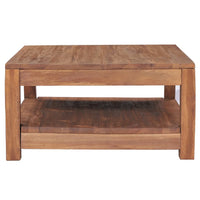 Thumbnail for Couchtisch 68x67x35 cm Massivholz Teak